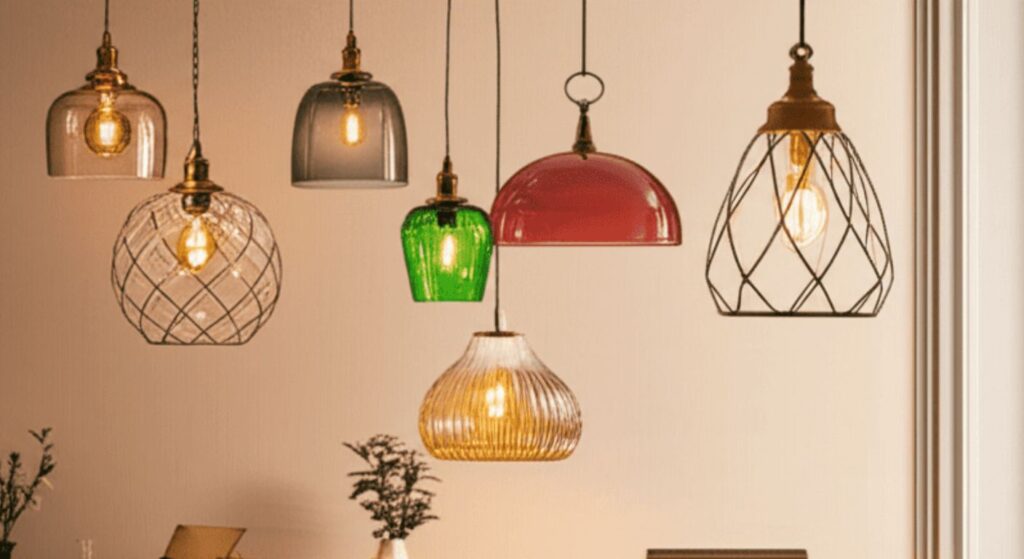 Decoração Sustentável Como fazer luminárias com materiais reciclados